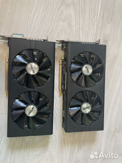 Видеокарта Sapphire rx480 Nitro+ 8gb два биоса