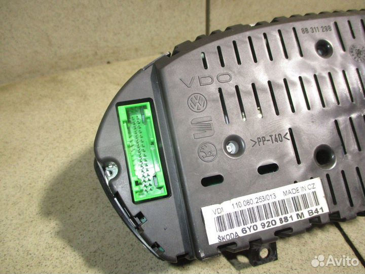 Панель приборов Skoda Fabia 1 (6Y)