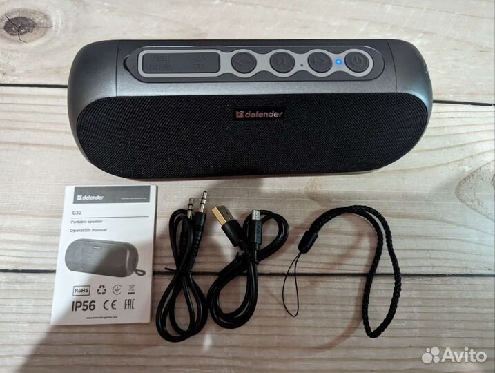 Портативная колонка defender g32 2 штуки