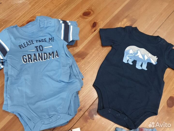 Боди для мальчиков 6-9 мес