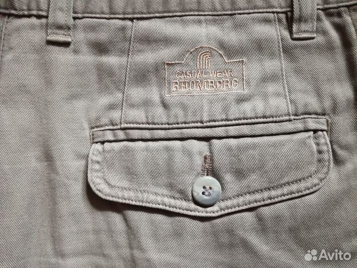 Шорты мужские зеленый хаки 46/S Rhomberg Малайзия