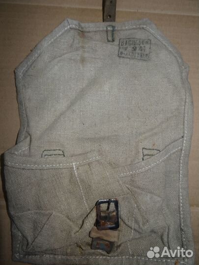 Подсумок для 3х гранат ф1 война 1941г