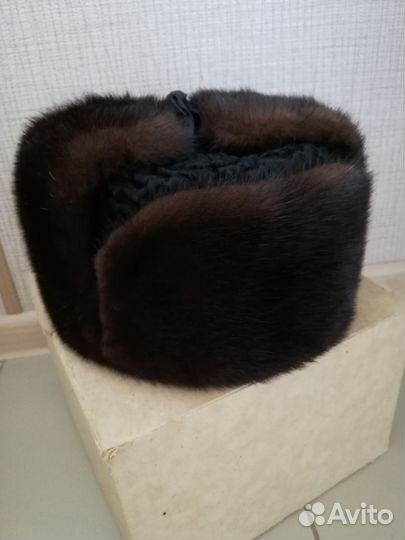 Шапка ушанка мужская, 57 размер