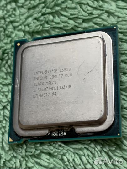 Процессор intel core 2 duo e6550