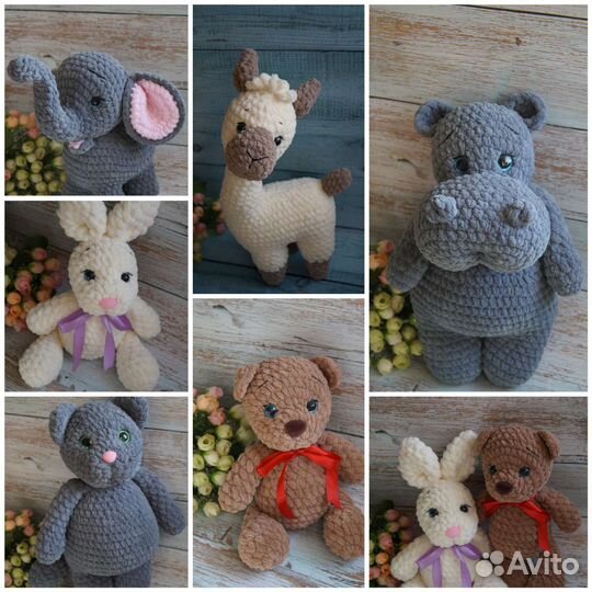 Вязаные игрушки ручной работы
