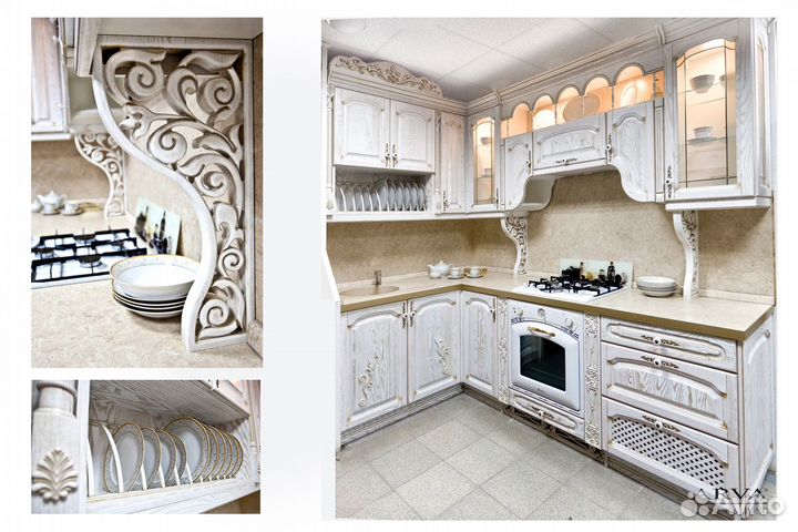 Кухни на заказ, Ясень, цвет 