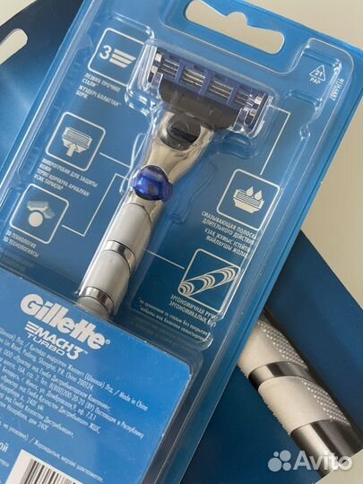 Станок Gillette mach3 Turbo
