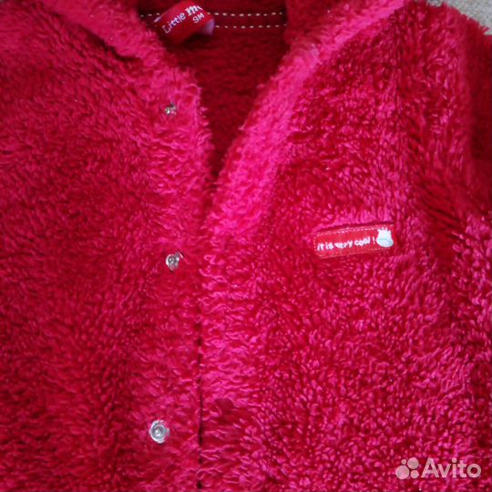 Кофта-халатик для девочки 80