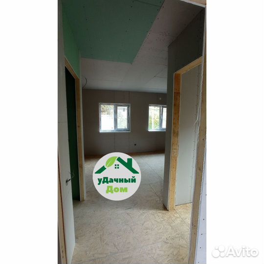 Каркасный дачный дом 6х6