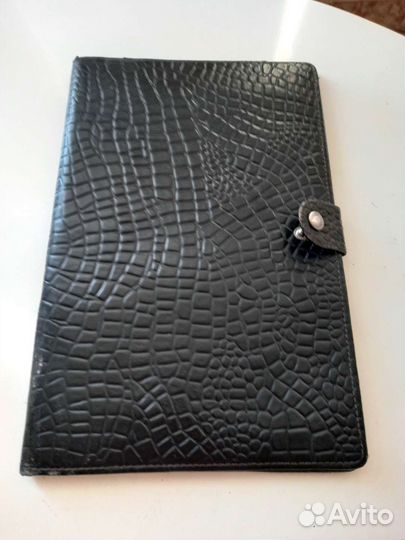 4 Папки для бумаг доклада Кремль нат кожа черная