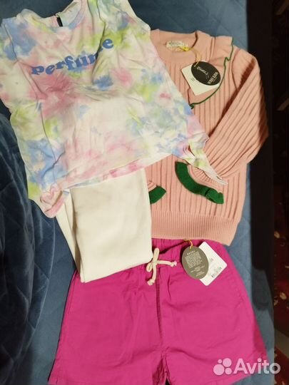 Комплект из 4 вещей для девочки 122 рост