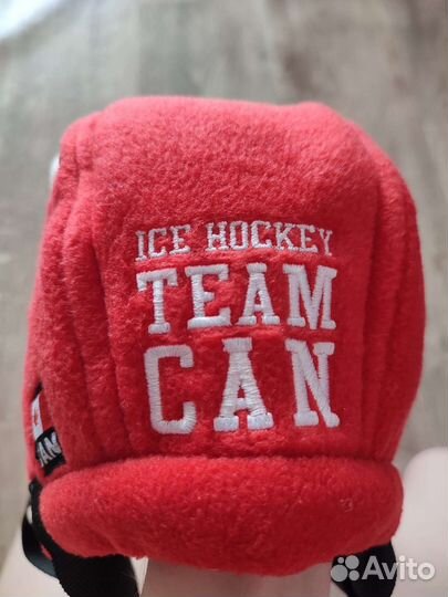 Хоккейный шлем на подростка (ткань)