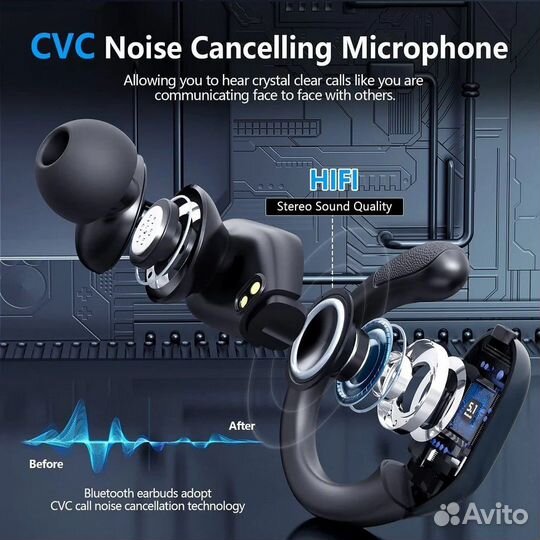 TWS-наушники BX17 с поддержкой Bluetooth 5,3