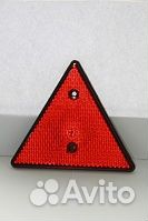 Отражатель на прицеп красный треугольный, Евросвет