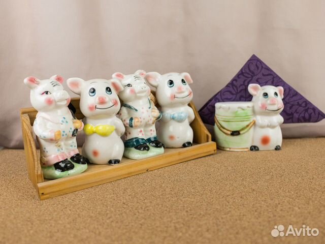 Набор для специй и салфетница