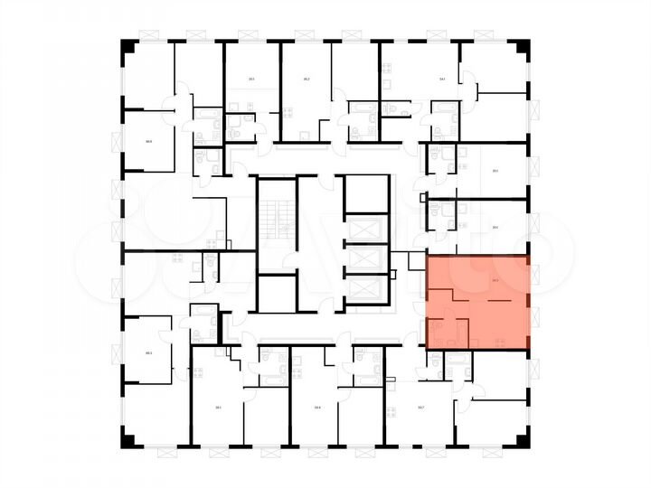 1-к. квартира, 34,5 м², 17/24 эт.