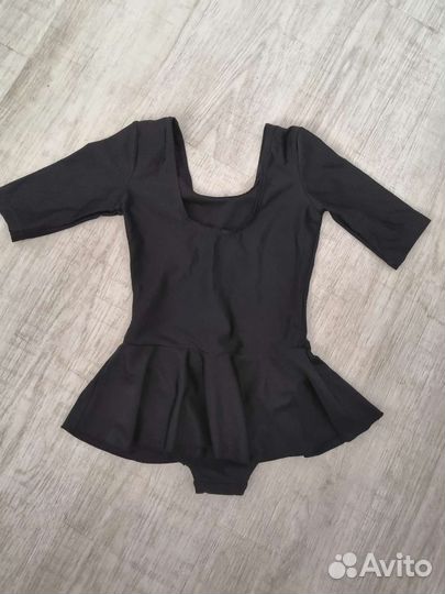 Гимнастический купальник с юбкой бу