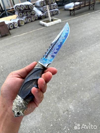 Нож ручной работы - Дамаск