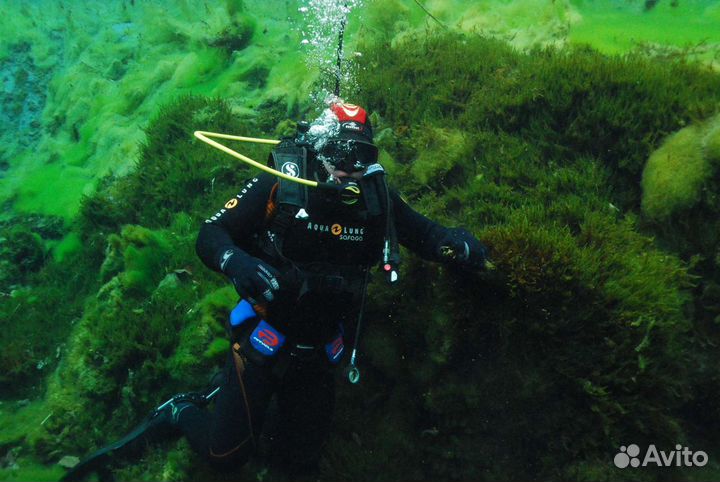 Дайвинг в Казани на Голубом озере