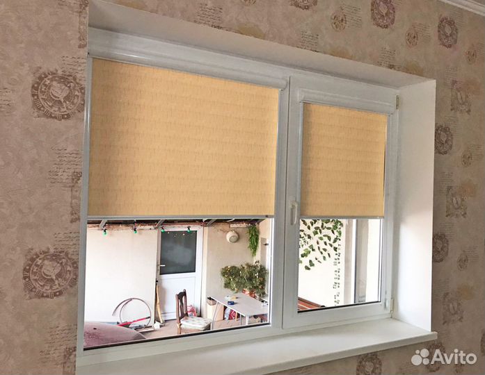 Рулонные шторы в спальню с голосовым управлением л