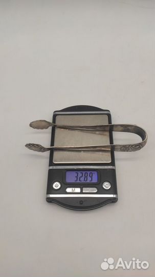 Щипчики щипцы для сахара серебро 830 проба Щ0
