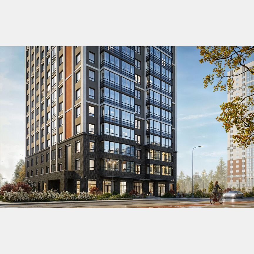 2-к. квартира, 58,3 м², 21/25 эт.