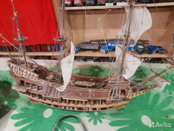 Модель боевого парусного корабля