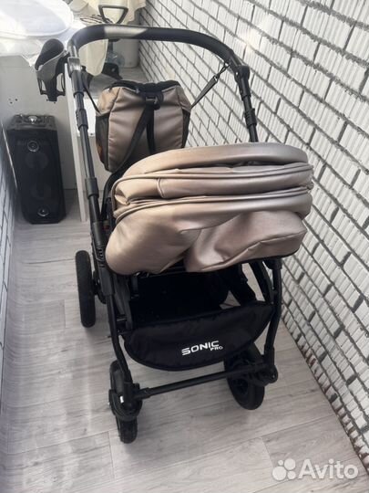 Коляска sonic Pro 3в1 verdi бу