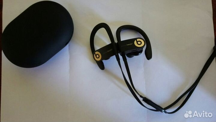 Наушники powerbeats 3 wireless (черное золото)