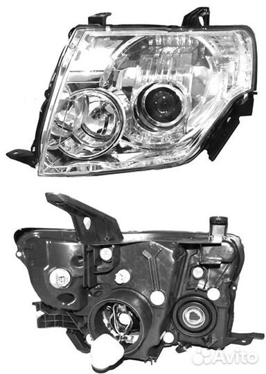 Фара Mitsubishi Pajero IV V 8 / 9 2006+ под ксенон