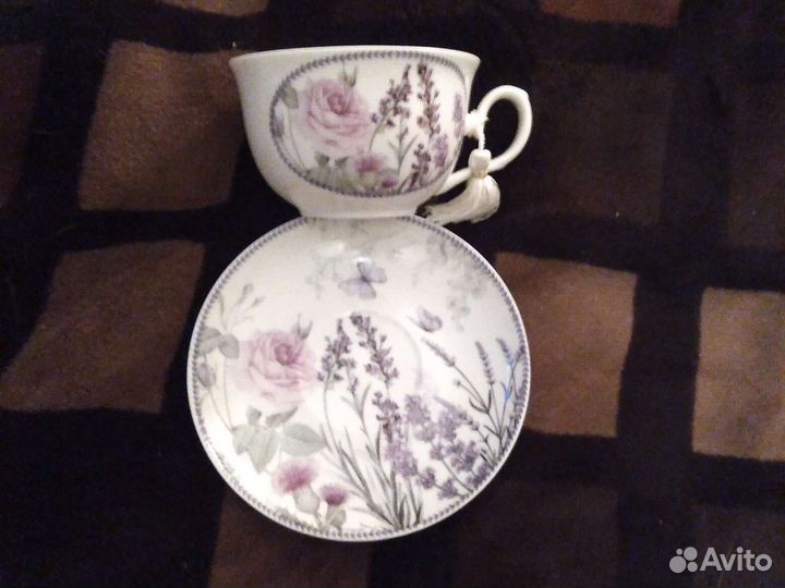 Чашка с блюдцем подарочное