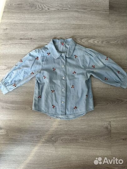 Рубашка джинсовая 92 см