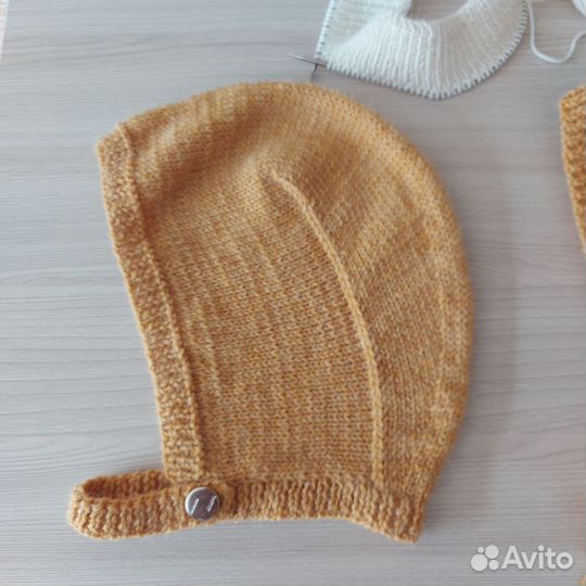 Чепчик вязаный женский 54 размер
