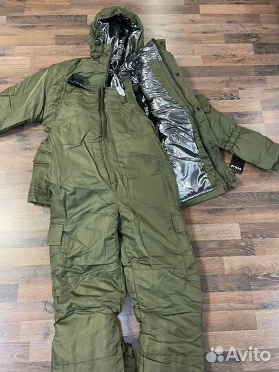 Новый зимний костюм горка олива