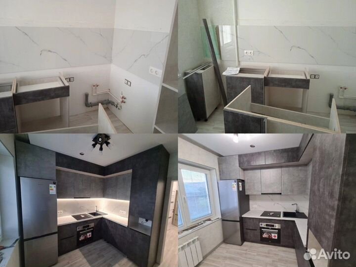 Сборка кухни установка кухни