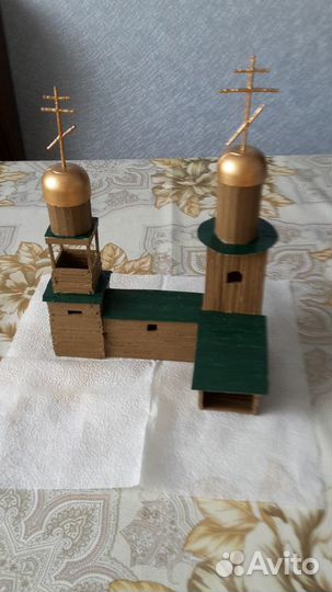 1\72 церковь, дом