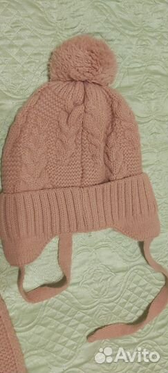 Комплект шапка и снуд