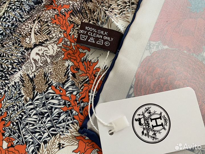 Платок из шёлка Эрмес/Hermes