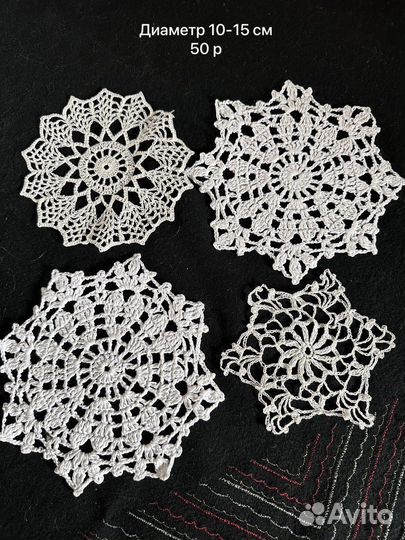 Вязаные салфетки