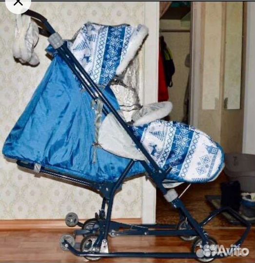 Санки коляска ника