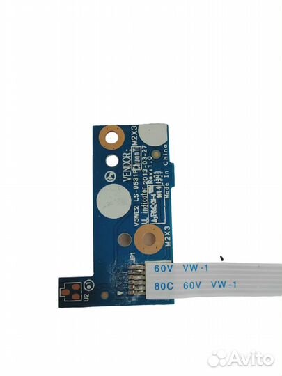 Шлейф с платой кнопки включения Acer V5-561G (LS-9