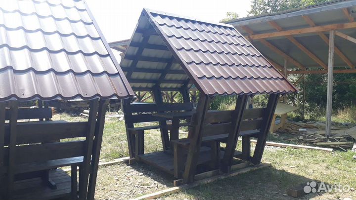 Беседка садовая из дерева