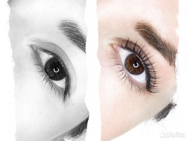 Брови ламинирование бровей ресниц оформление