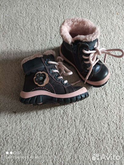 Ботинки детские бу 20размер