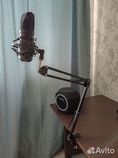 Микрофон Alctron + Поп фильтр, экран + Пантограф