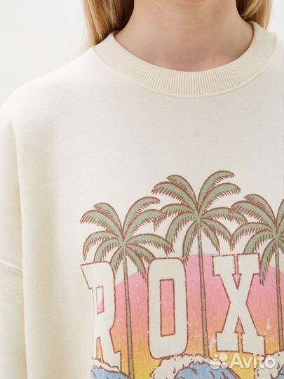 Свитшот Roxy Palm Пальмы Waves Волны Sunset Закат