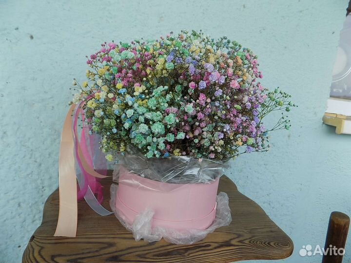 Гипсофила. Букеты. Коробки