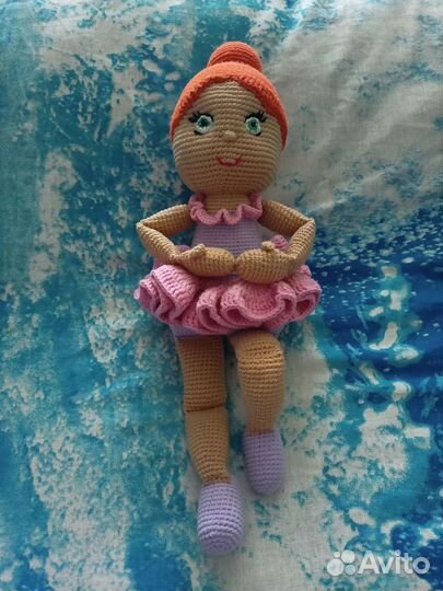 Кукла-балерина амигуруми