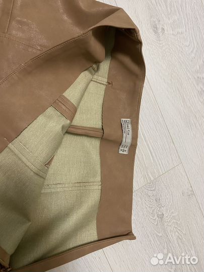 Кожаная юбка