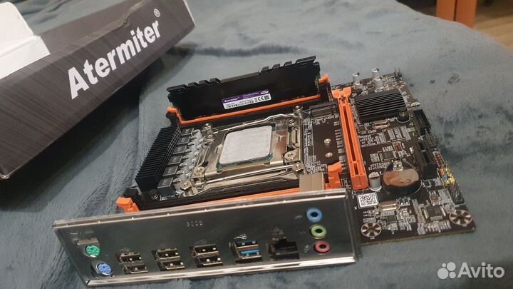 Материнская плата с процессором intel